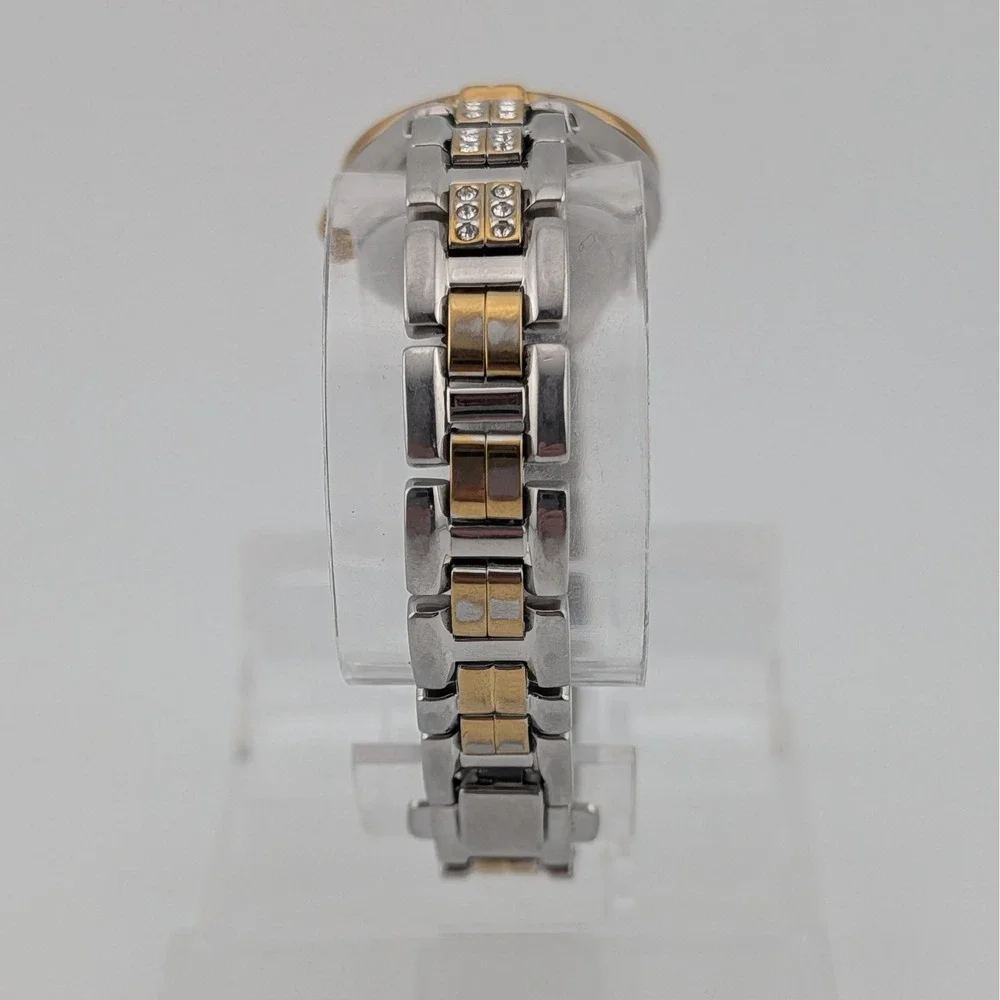 Citizen Stiletto Eco-Drive Diamond Bezel MOP Two-Tone Watch B023-S076382 23mm